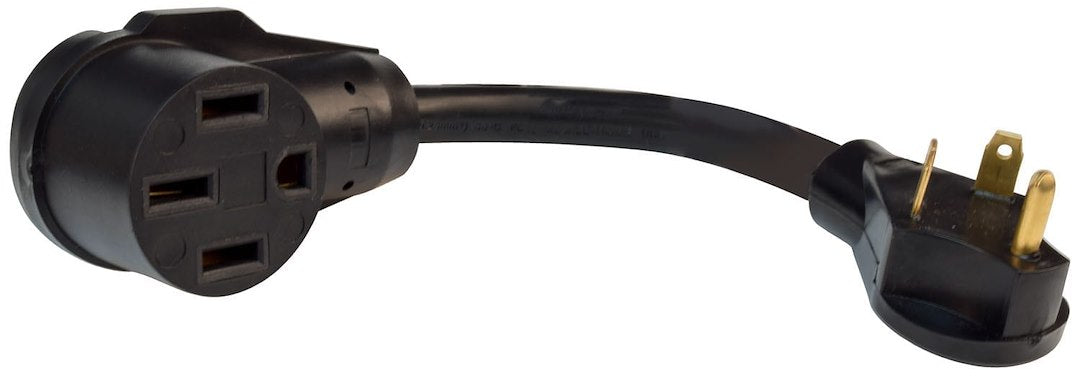 VALTERRA LLC 30AM-50AF 12' ADAPTER  BLACK  BULK [A10-3050FBK]