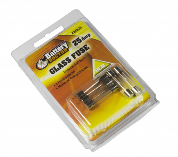 WIRTHCO AGC GLASS FUSE-25 AMP [24625]