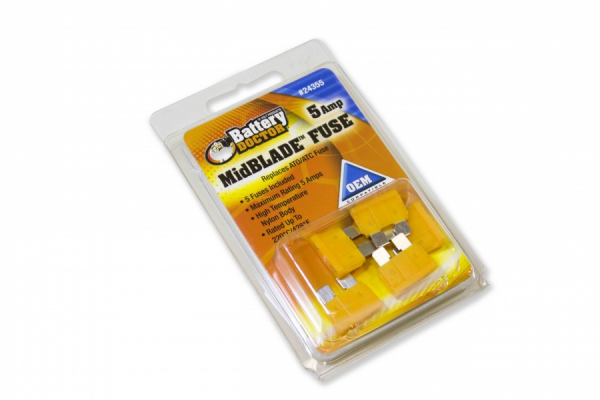 WIRTHCO MID BLADE FUSE-5 AMP [24355]