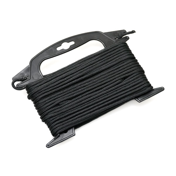 YAKGEAR 75 FEET SOLID BLACK PP ROPE WITH WI [01-0054]