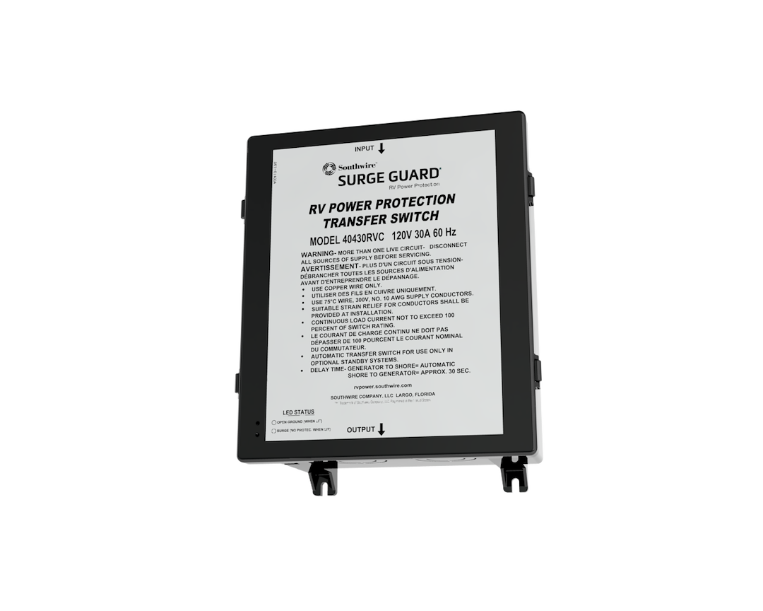 SOUTHWIRE 30A AUTOMATIC TRANSFER SWITCH  RVC/ [40430RVC1]