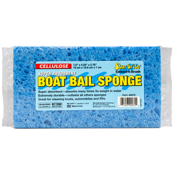 STAR BRITE CELLULOSE BIG BOAT BAIL SPONGE 7X3 [040075]
