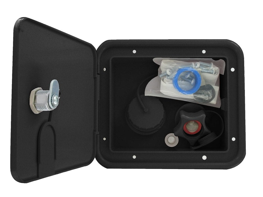 VALTERRA LLC PLASTIC INLET HATCH BLACK [A01-2004BKVP]
