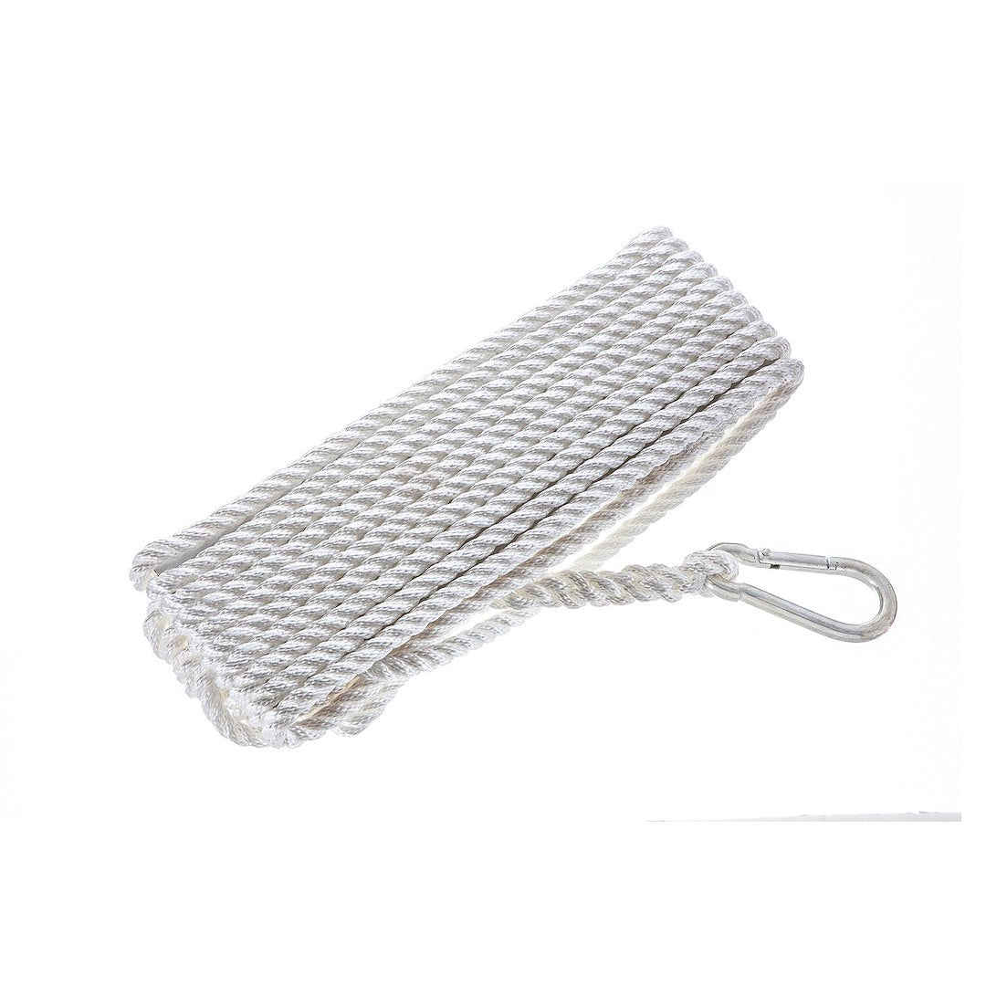 ATTWOOD MARI 3/8X50' ANCHOR LINE WHITE [11707-7]