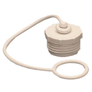 AQUA PRO PLUG & STRAP 3/4' WHT BULK [27838]
