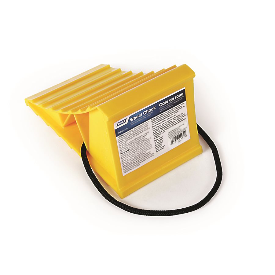 CAMCO WHEEL CHOCK W/ ROPE [44472]