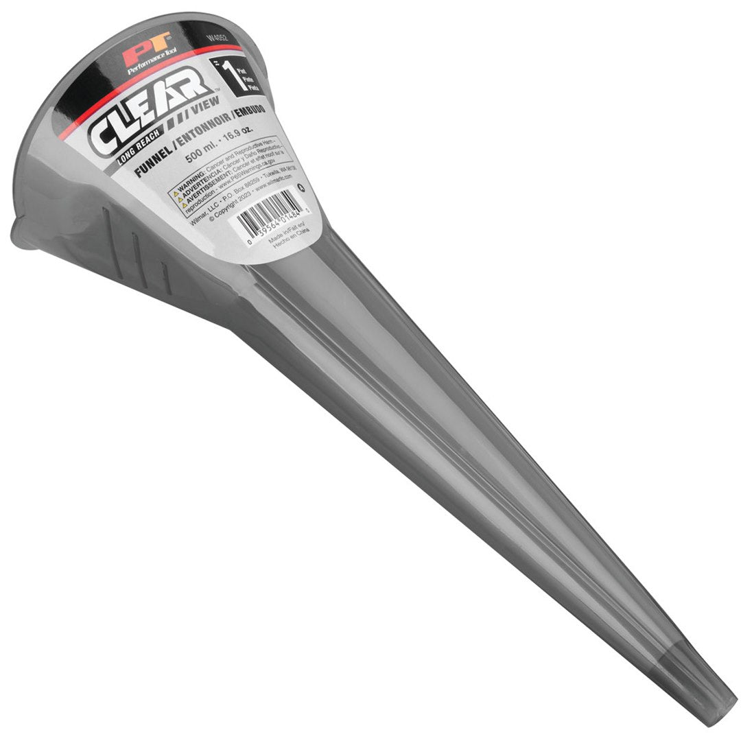 PERFORM TOOL CLEAR VIEW LONG REACH FUNNEL 1 PINT [W4052]