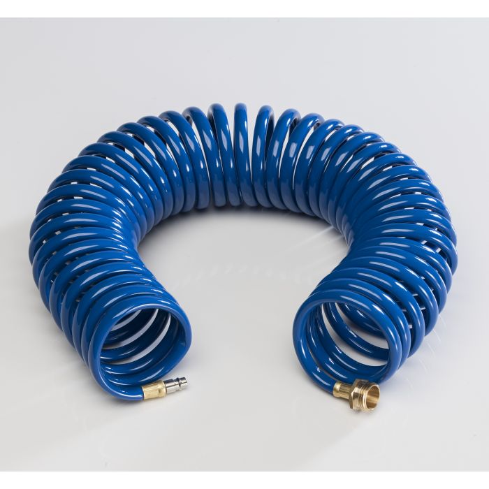 EMPIRE FAUCE 15' COILED BLU EXT HOSE [CRD-COIL-BLU-HS]