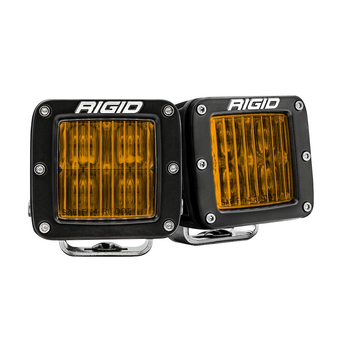 RIGID IND D-SERIES PRO SAE FOG YELLOW PAIR [504816]