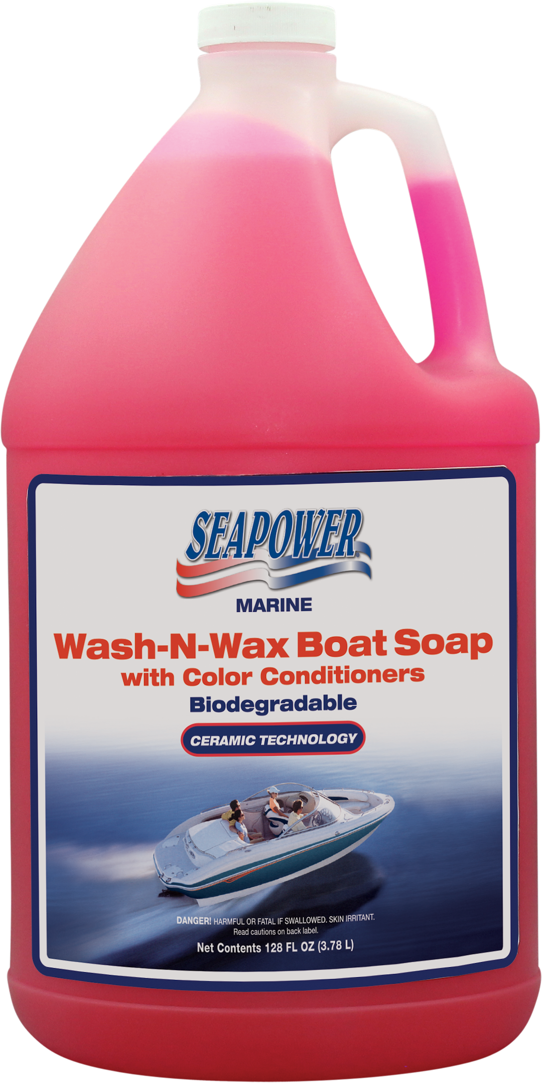 T.R. INDUSTY SEAPOWER WASH & WAX BOAT SOAP - 1 G [SWS-128]
