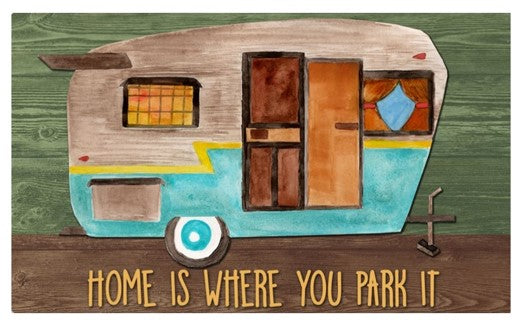KITTRICH TEXTILEN CAMPMAT HOME IS WHERE PARK [STRB-15821-10]