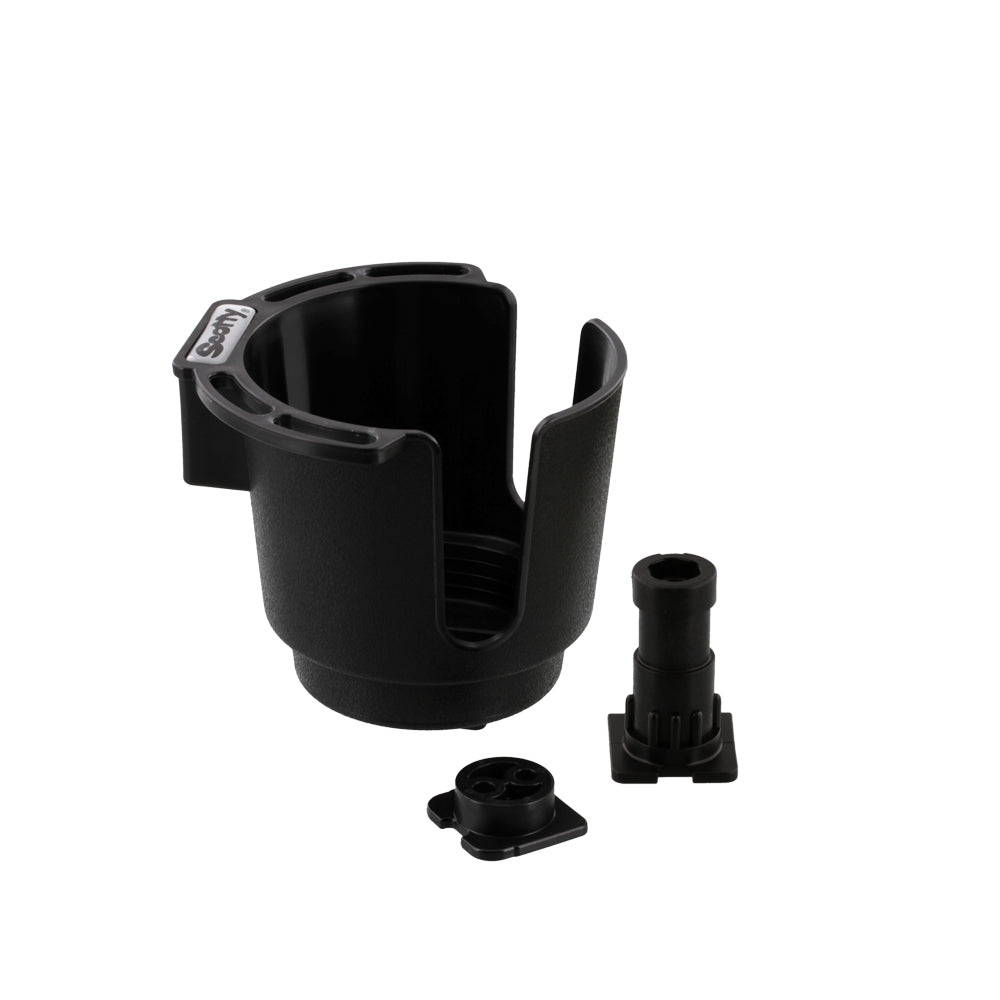 SCOTTY INC. CUP HOLDER W/TWO MOUNTS  BLACK [0311-BK]