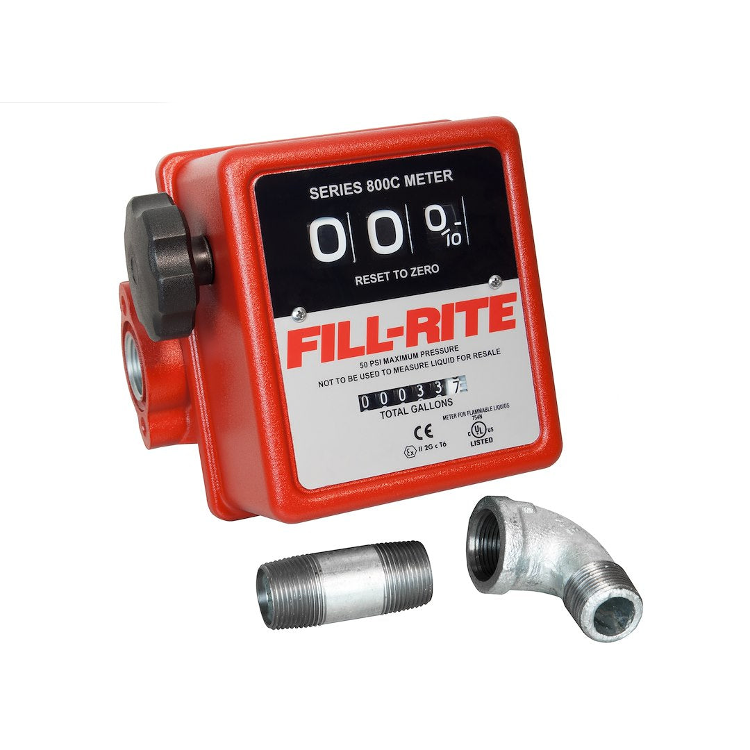 FILL RITE 3/4' BLACK METER KIT [807CMK]