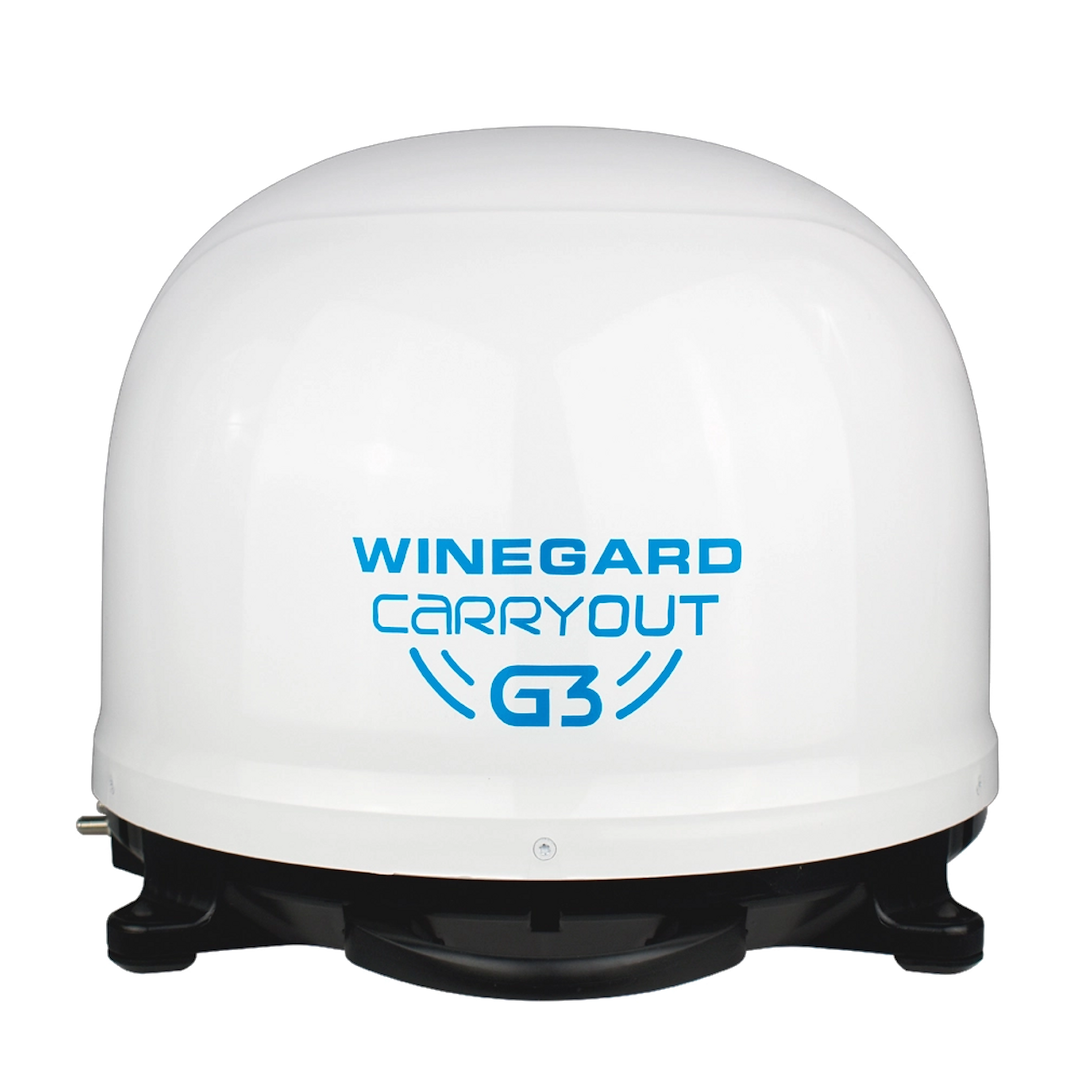 WINEGARD CARRYOUT G3 WHT PORT AUTO SATELLITE [GM-9000]