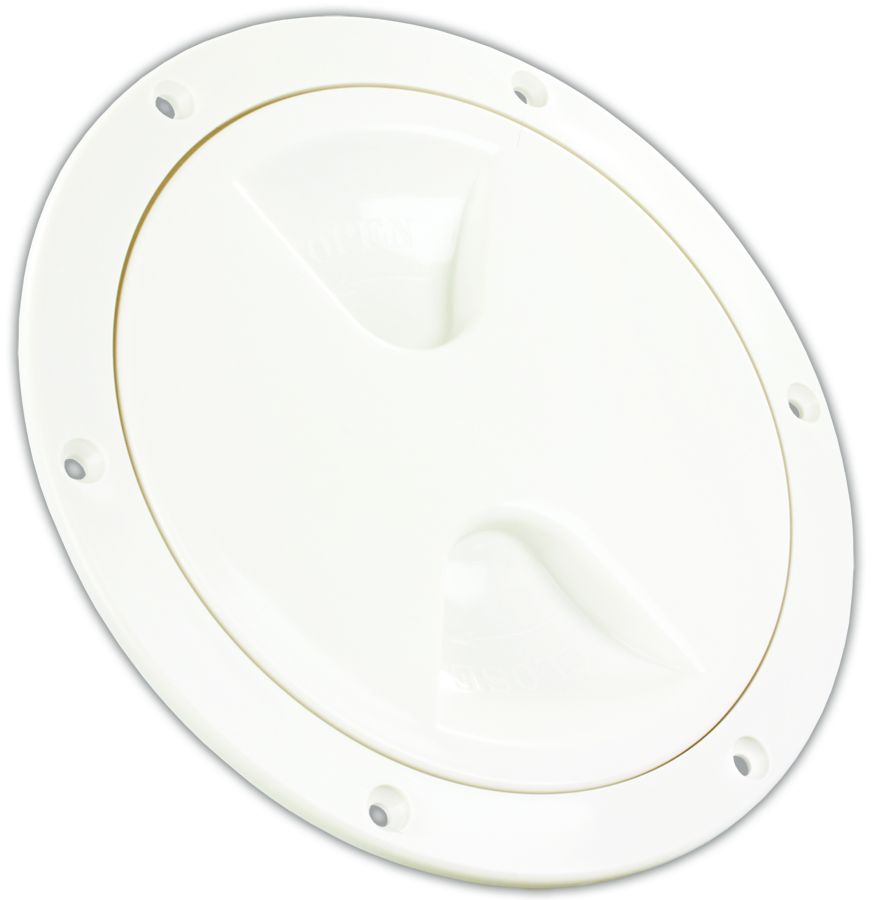 JR PRODUCTS 4' ACCESS/DECK PLATE  WHT [31005]