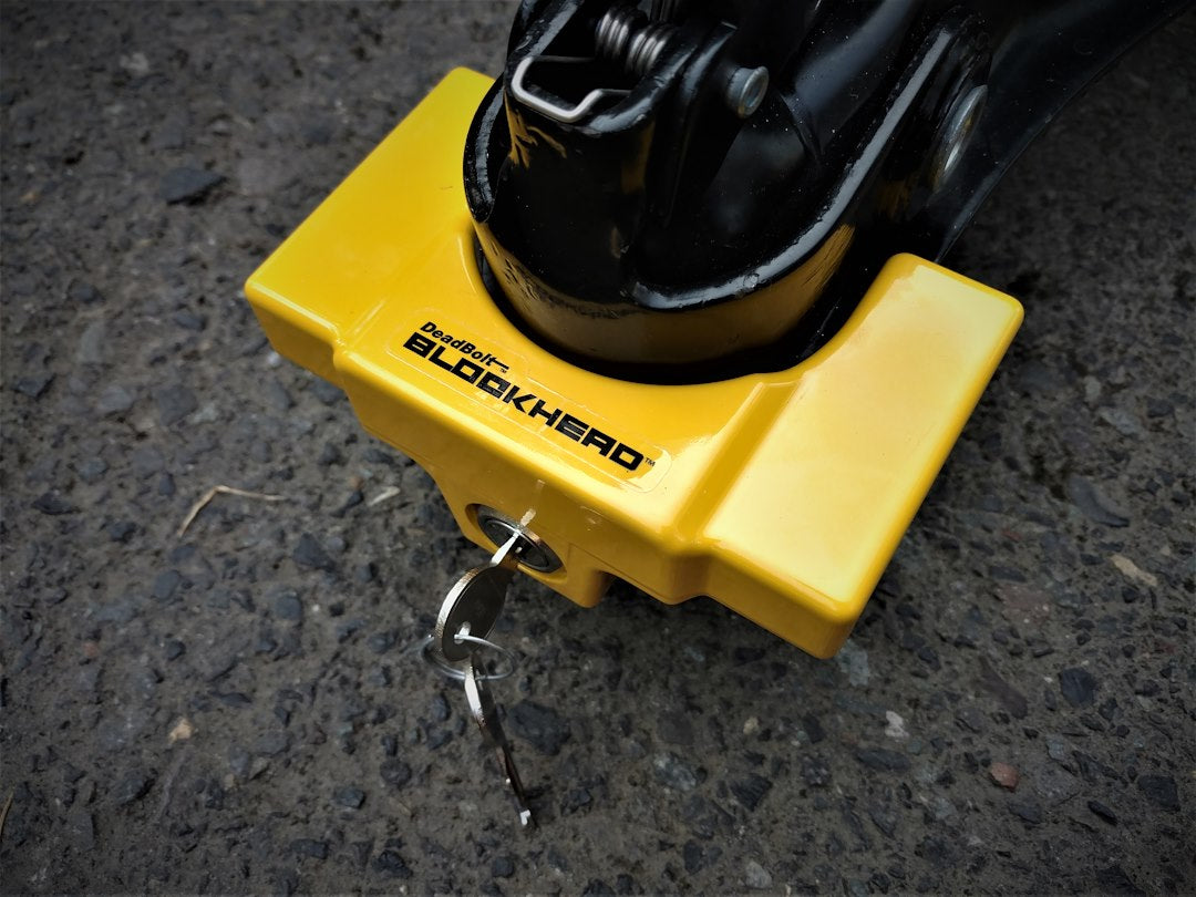 C.T. JOHNSON TRAILER COUPLER LOCK [TCL1-YL]
