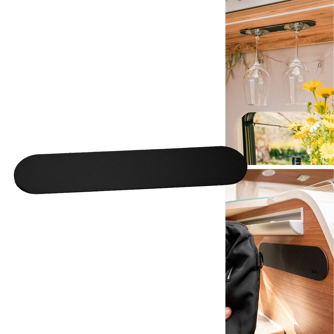 SILWY MAGNET METAL STRIP 25 CM BLACK [L000-10KA-1]