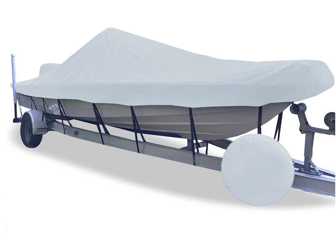 CARVER BOAT COVER  SKIFF-21  PG GRAY [71221P-10]