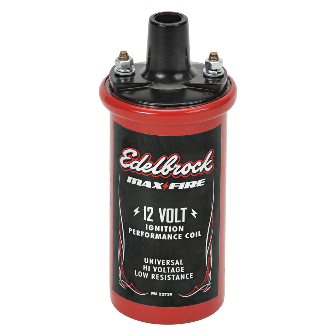 EDELBROCK IGNITION COIL; 12V; CANISTER STYLE; [22739]
