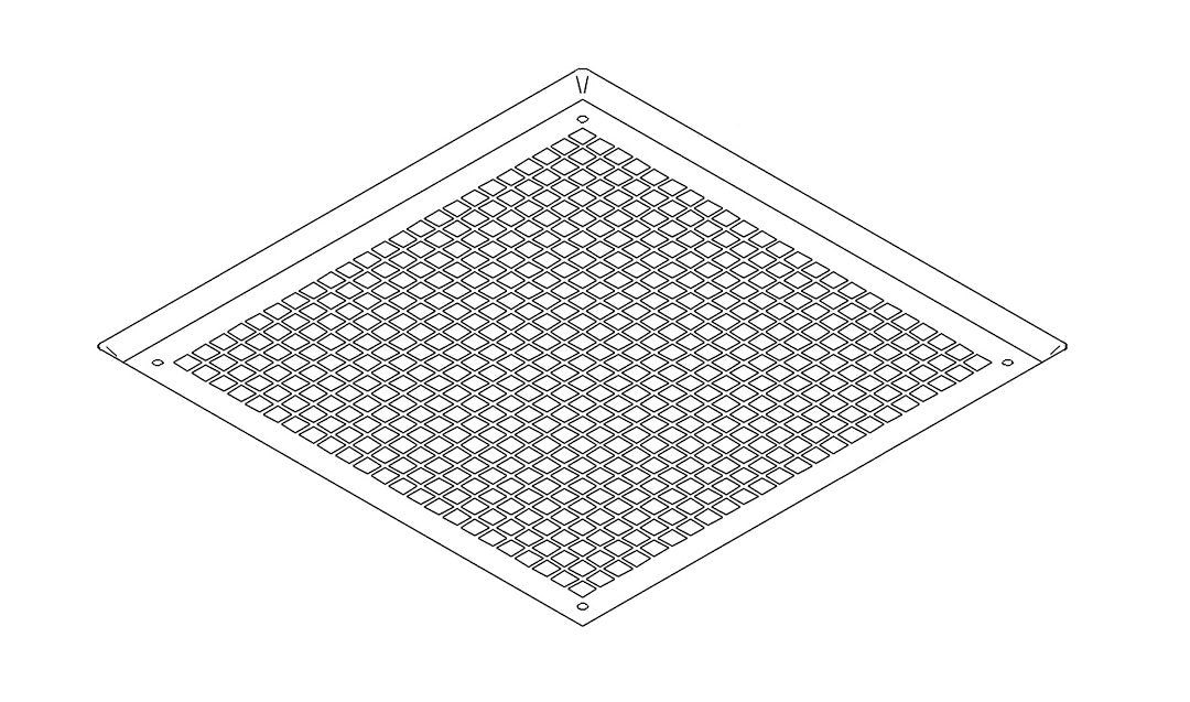 COLEMAN RVP GRILLE PLASTIC POLAR WHIT [6798-3041]