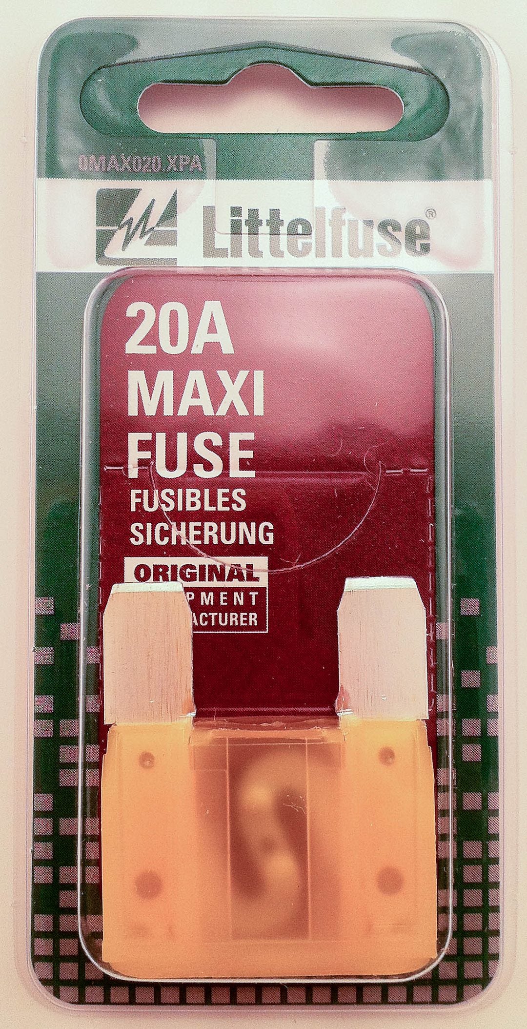 LITTELFUSE MAXIFUSE 5 CDS/PACK  20A [MAX20BP]