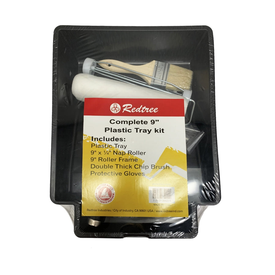 REDTREE IND 9' DELUXE BOTTOM PAINT SET W/PLASTI [35022]