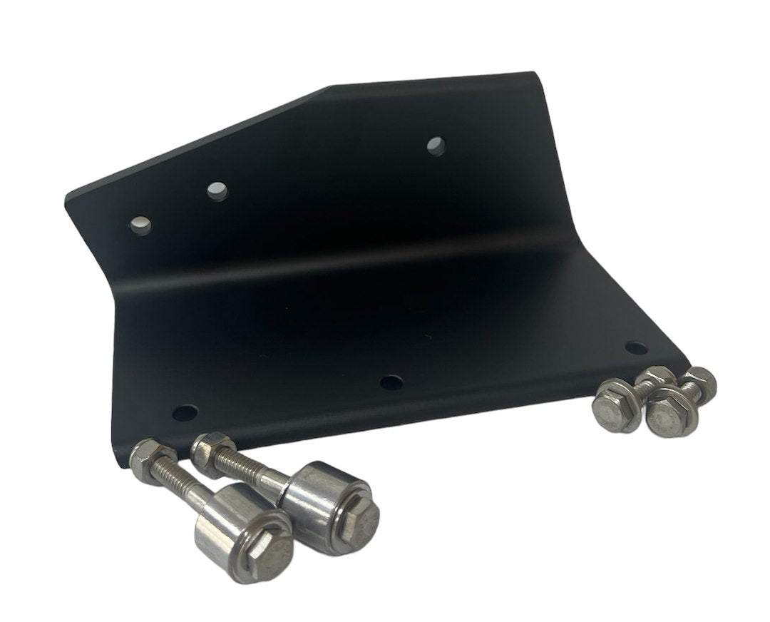 TRANSDUCER L BRACKET WITH 3  OFFSET PORT SIDE [LB-AT-8.10.12-L3]