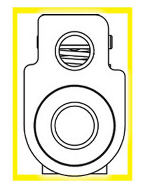 MOELLER FUEL CONN - FEMALE YAM/MERC/MAR [033481-10]