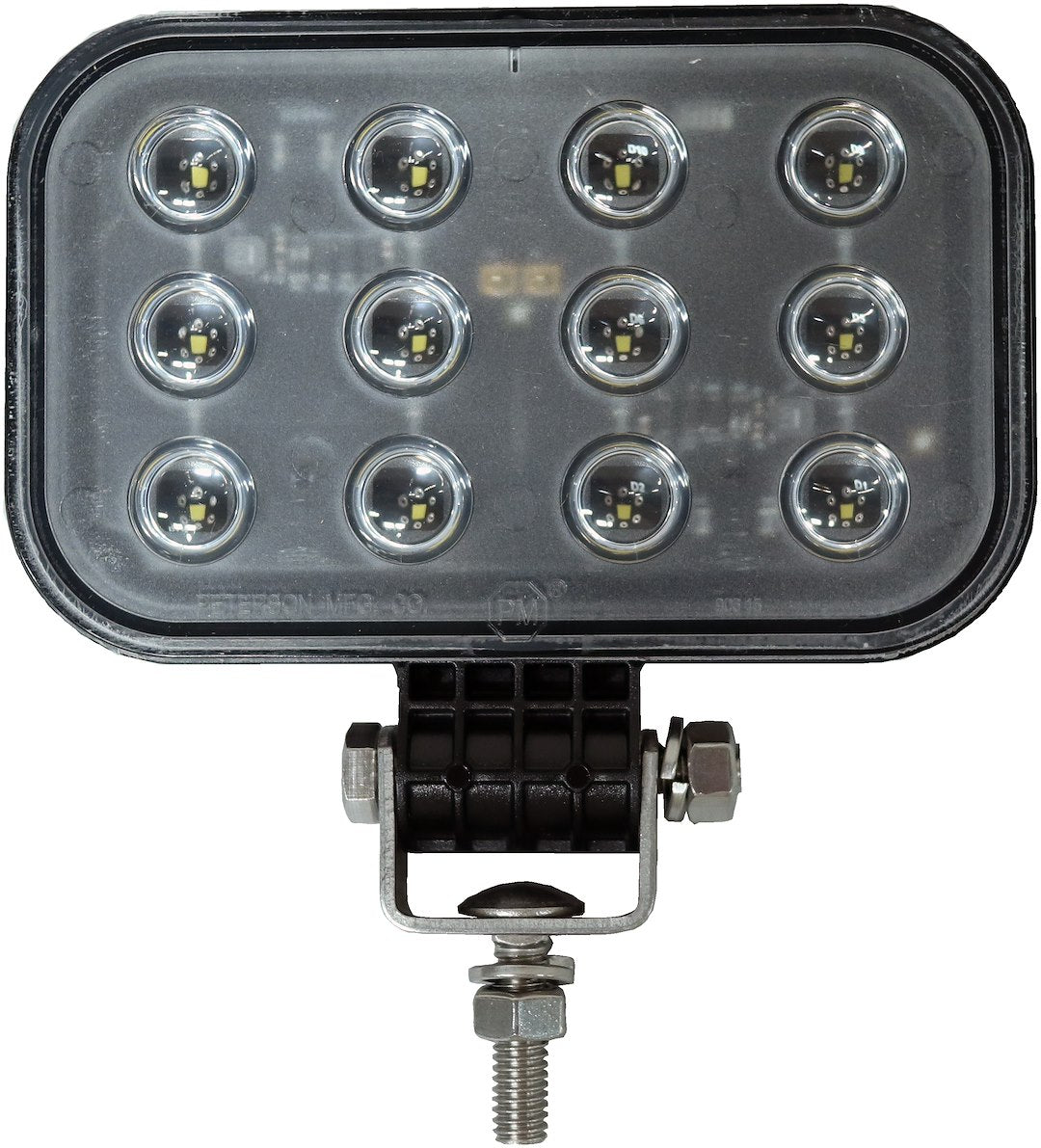 PETERSON MFG LED WORK LGT SQR PED MNT HRDWRD W/. [M906-MV-BT2]