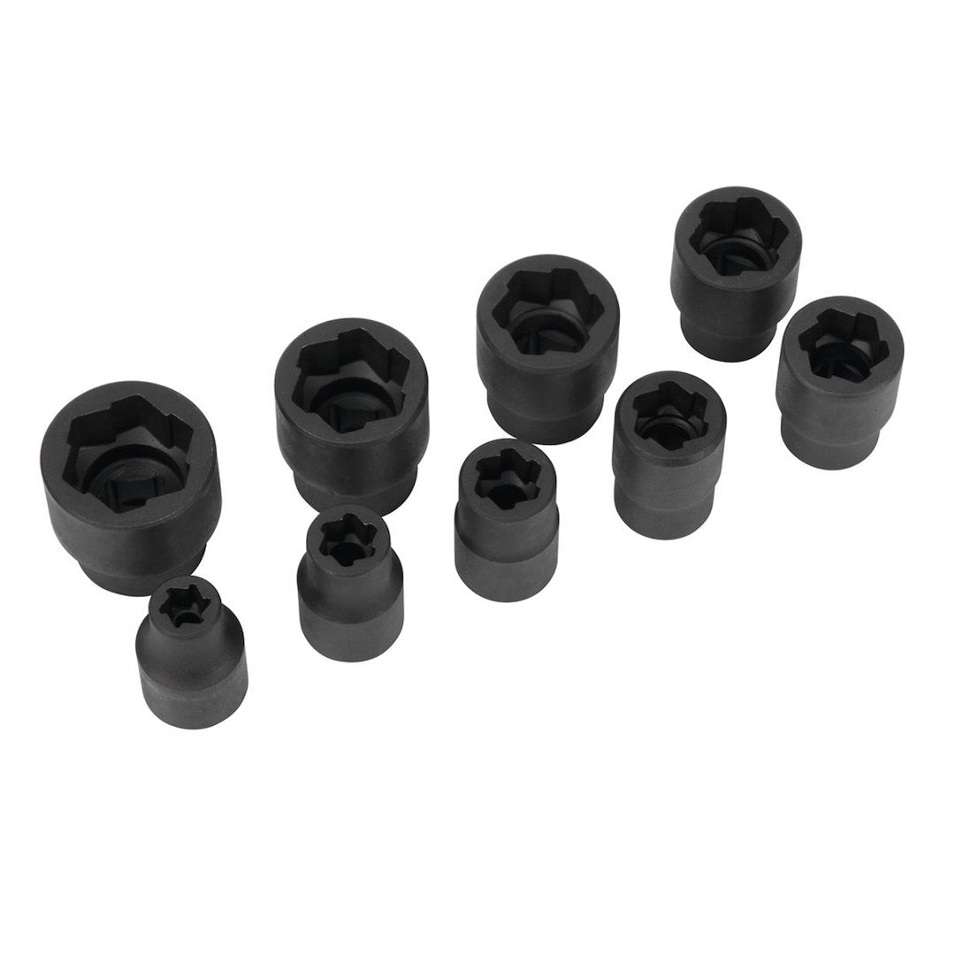 PERFORM TOOL 9PC 3/8' DR MET BOLT EXTRACTOR [W38917]