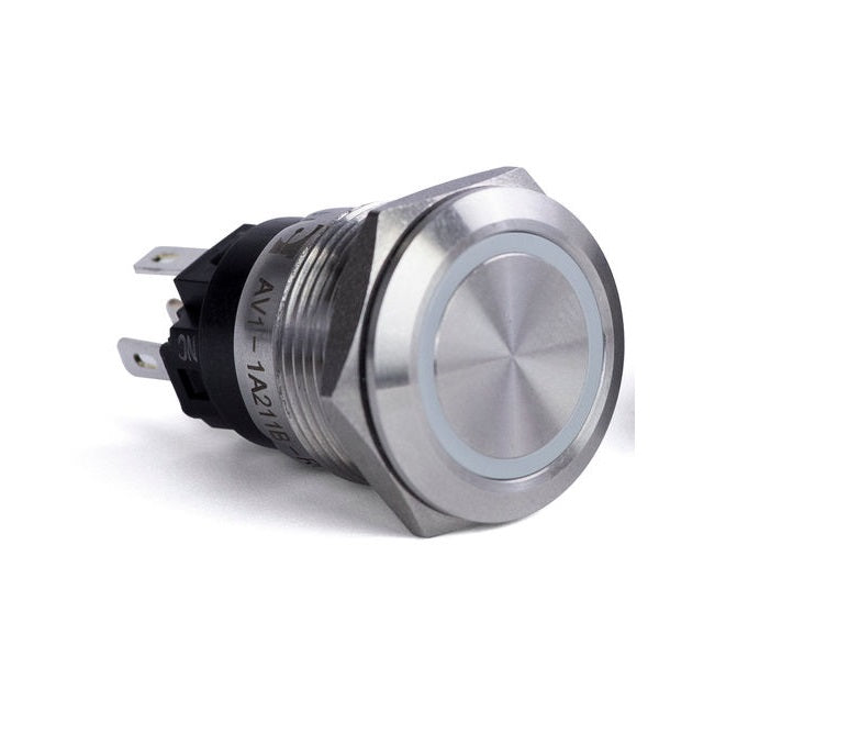 SIERRAMARINE PUSH BUTTON SWITCH  BLUE HALO [AV10030B]
