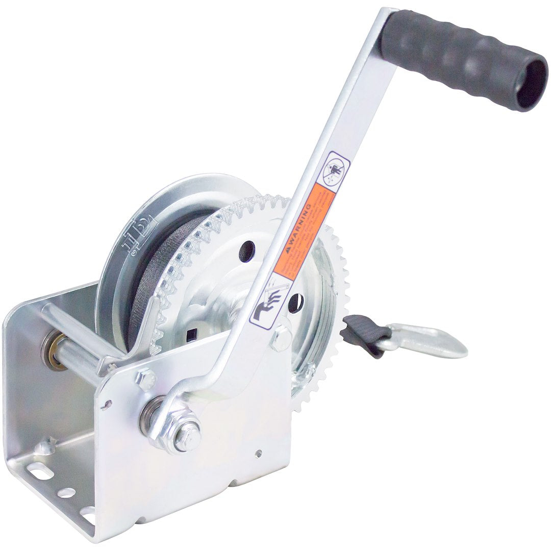 DUTTON 1800 LB PLATED WINCH W/20 FT STRAP [16624]