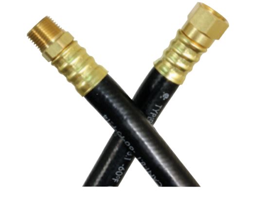 JR PRODUCTS 24' 3/8' OEM LP SUPPLY HOSE STD [07-31645]