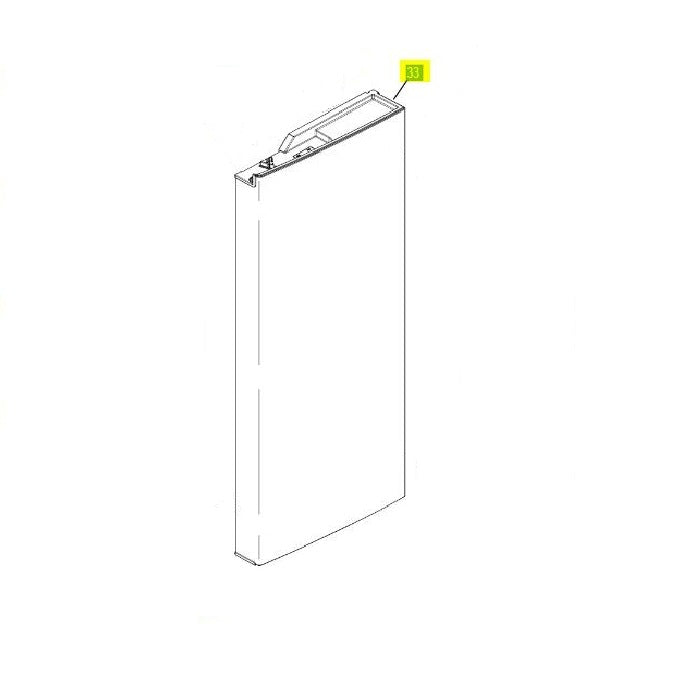 GE APPLIANCE REFRIGERATOR DOOR - LEFT HAND FPR S [WR78X38527]