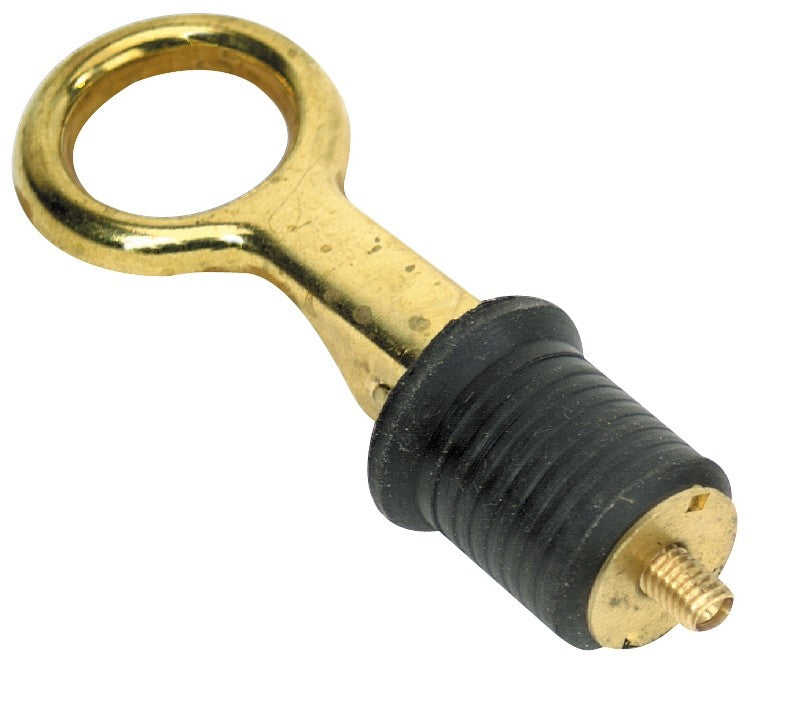 WHITECAP IND 1' BRASS BAILER PLUG-40/BUCKET [S-0208C]