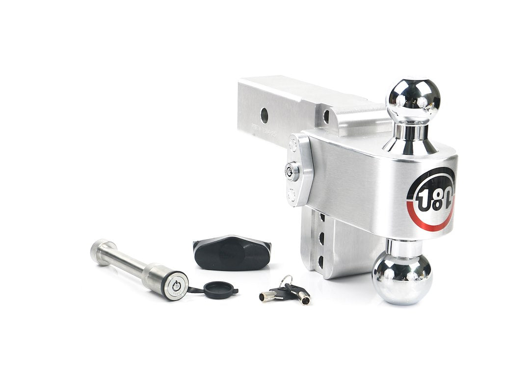 WEIGH SAFE TURNOVER BALL 4' DROP HITCH W/ 2.5' [CTB4-2.5-KA]