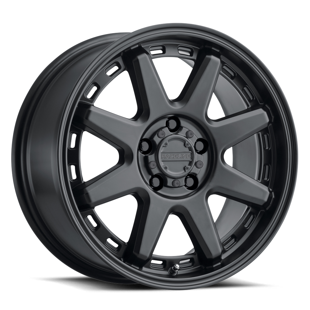 RACELINE SCOUT SATIN BLACK 20X10 5X127  -19M [947B-21050-19]