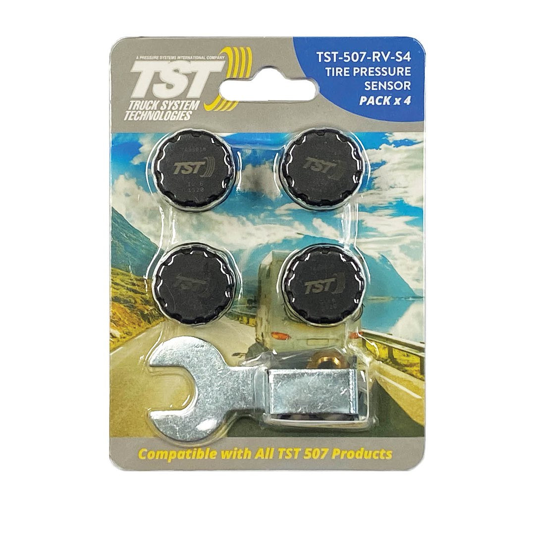 TRUCK SYSTMS 4 PACK 507 CAP SENSORS W/REP BATT [TST-507-RV-S4]