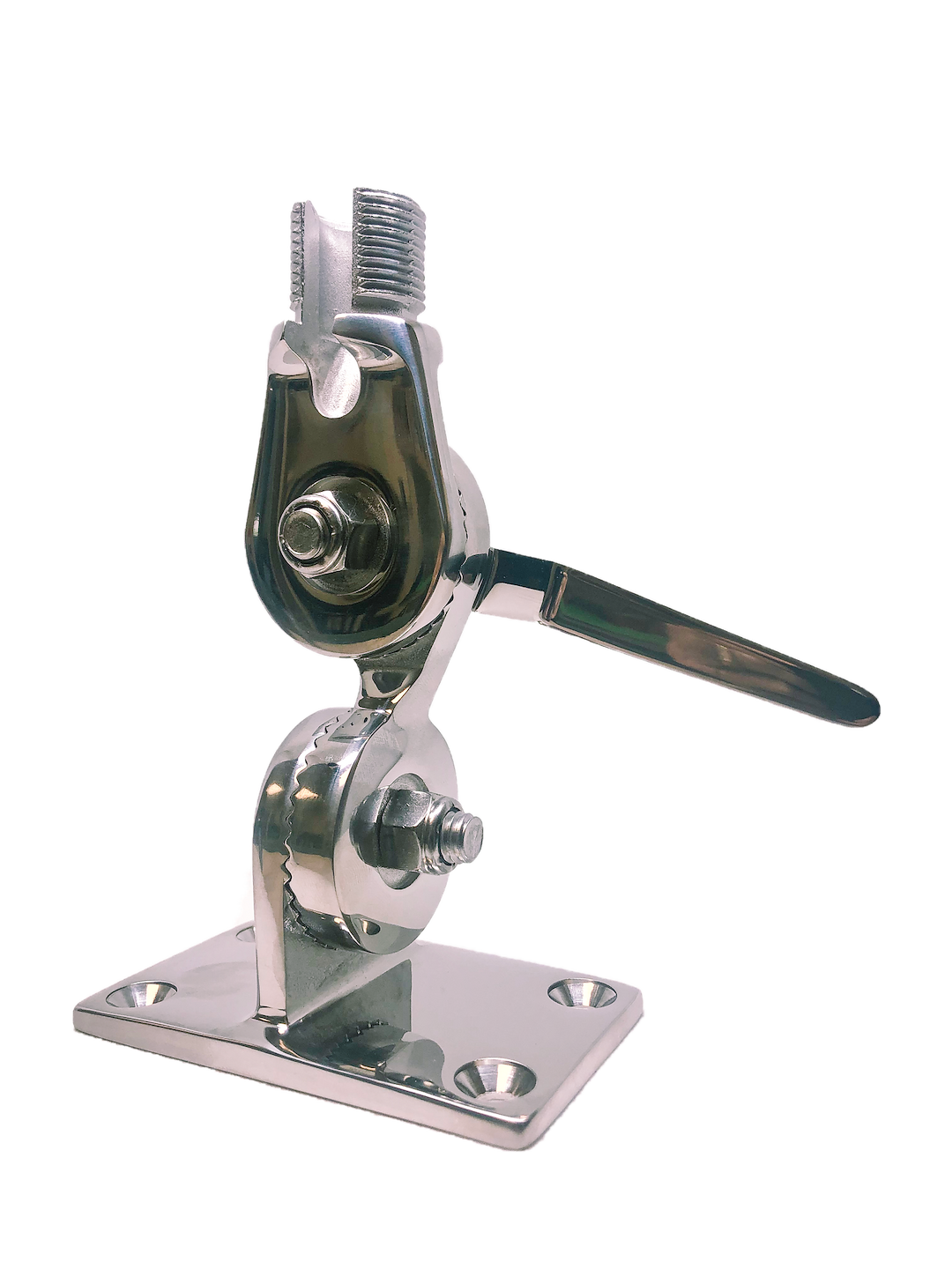 MORAD STAINLESS STEEL RATCHET MOUNT W/ 1' [9076]