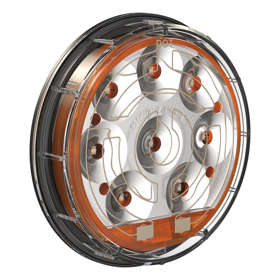 JW SPEAKER 234 TURN HTD 12/24V 4' RND DOT HARN [0347814]