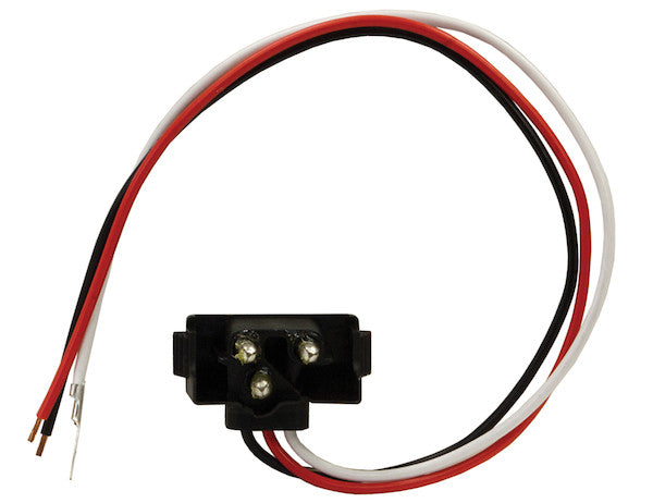 BUYERS PROD PLUG MALE 3-PIN RT-ANGLE 12IN 25 PC [5620350]