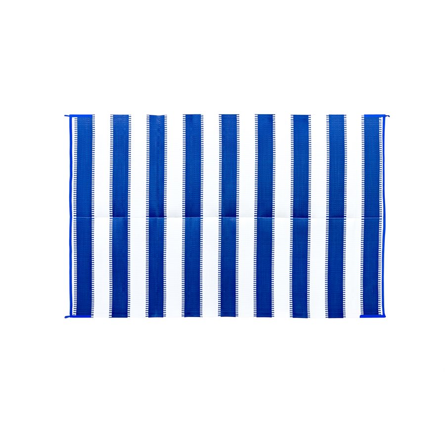 CAMCO 6'X9' OUTDOOR MAT-BLUE ST [42871]