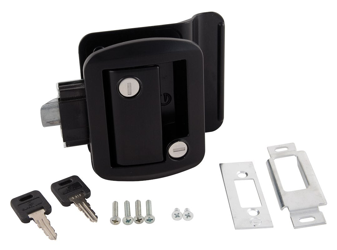 AP PRODUCTS METAL TT LOCK W/KEYS BLK [013-570]
