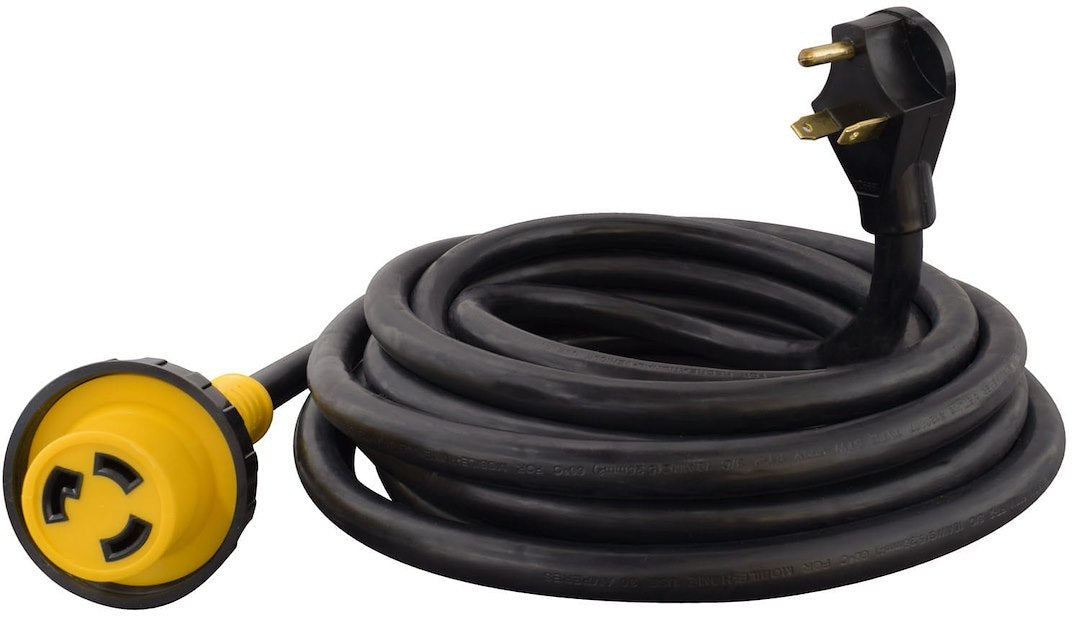VALTERRA LLC 30A 25' DETACH CORD  BLACK  BULK [A10-3025EDBK]