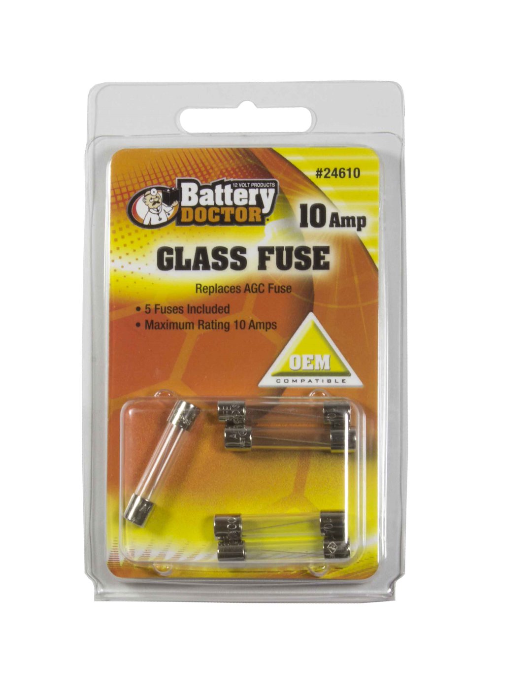 WIRTHCO AGC GLASS FUSE-10 AMP [24610]
