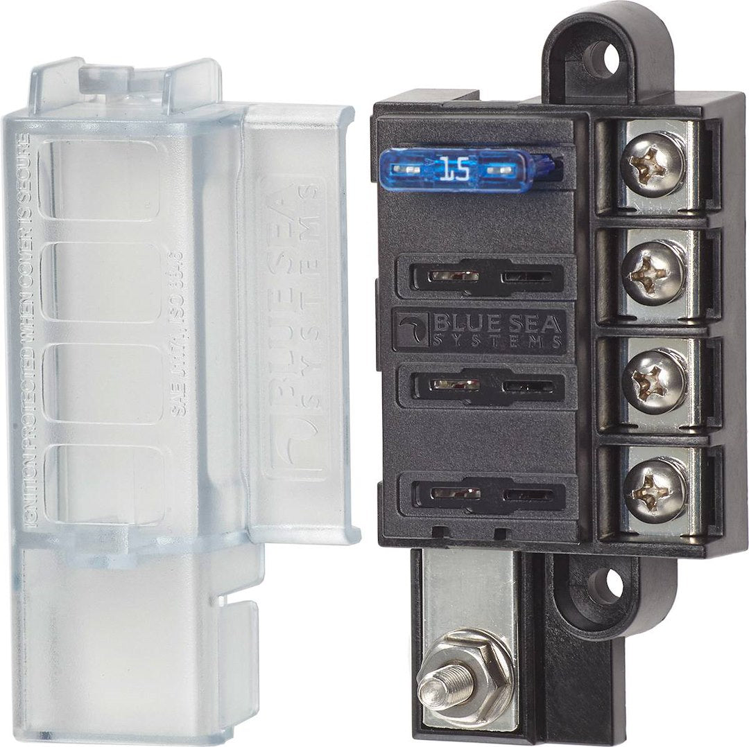 BLUE SEA FUSE BLOCK STBLADE COMPAC [5045-BSS]