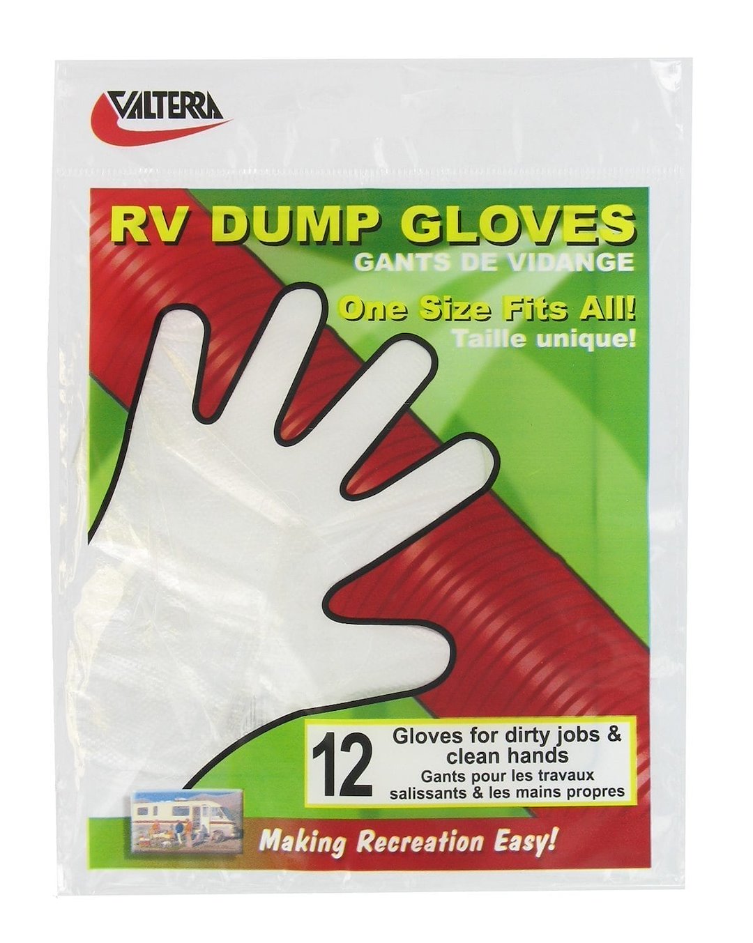 VALTERRA LLC RV DUMP GLOVES 12/BAG [D04-0108]