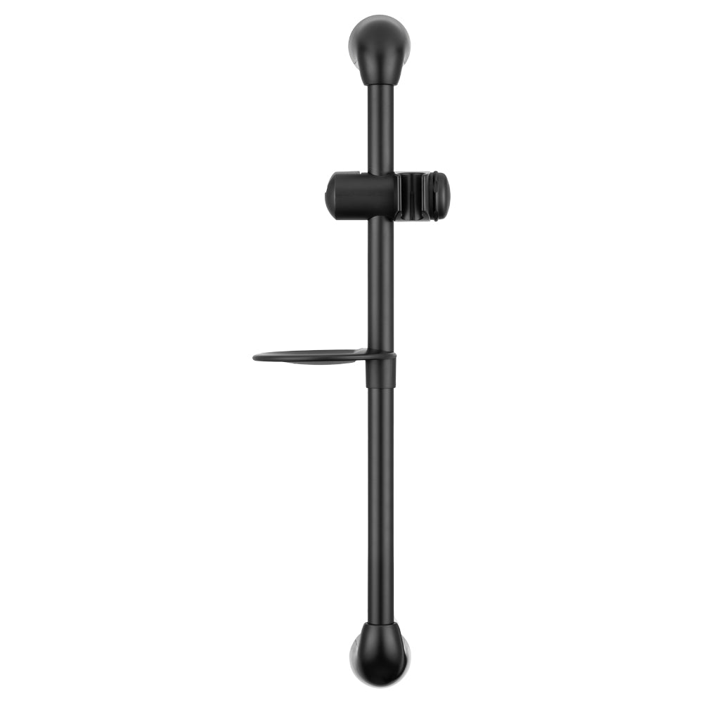 DURA FAUCET RV SHOWER SLIDE BAR - MATTE BLACK [DF-SA300P-MB]