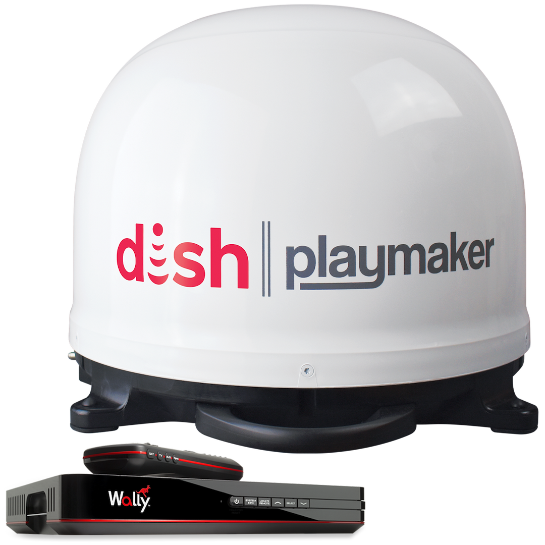 WINEGARD DISH PLAYMAKER AUTO SAT WHT BUNDLE [PL7000R]