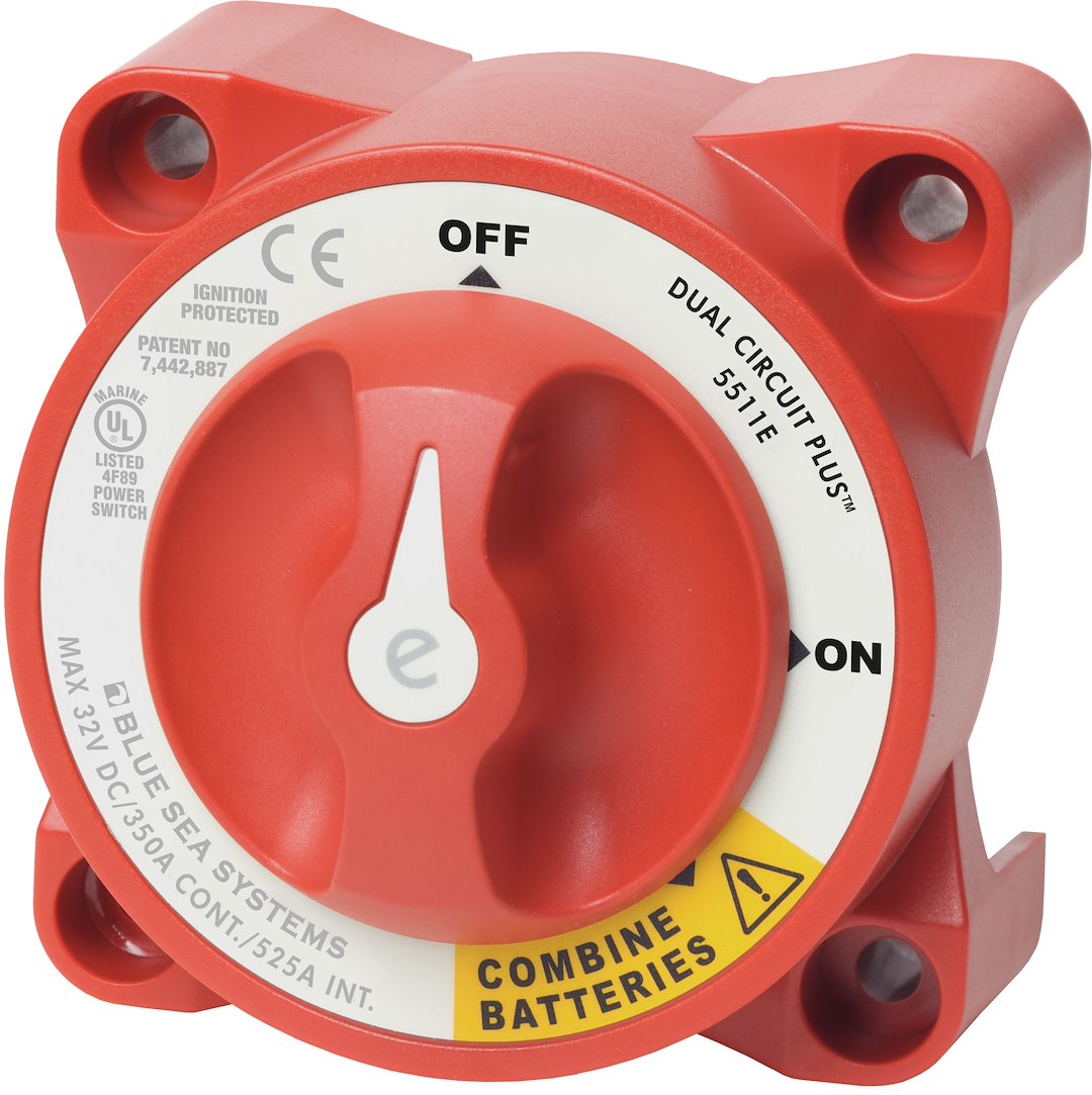 BLUE SEA SWITCH BATTERY E DUALCIRCPLUS [5511E-BSS]